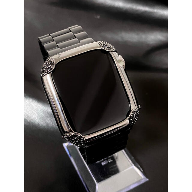 アップルウォッチカスタムカバーベルトセット　新作トライアングルピラミッド×316 メンズの時計(腕時計(デジタル))の商品写真