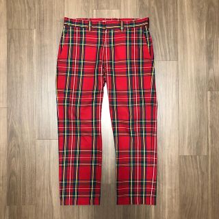 シュプリーム(Supreme)のSUPREME TARTAN CHECK WORK PANT ワークパンツ(ワークパンツ/カーゴパンツ)