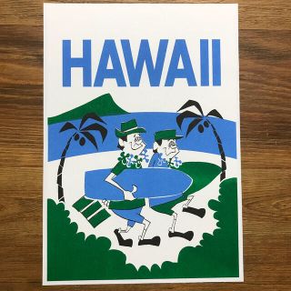 花井祐介 / 豊田弘治 アートポスター 未開封 GreenRoom Hawaii