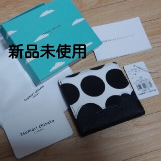 ツモリチサト(TSUMORI CHISATO)の定価¥12,100 新品未使用 猫 ドット ミニ財布 ツモリチサト(財布)