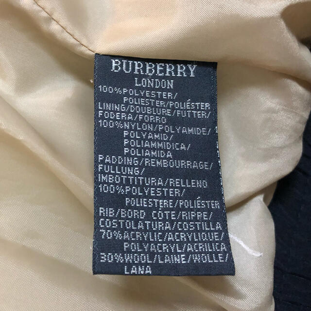 BURBERRY(バーバリー)のバーバリー　ロンドン　ブルゾン　ダウン レディースのジャケット/アウター(ブルゾン)の商品写真