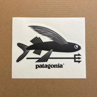 パタゴニア(patagonia)のパタゴニア FCD Surfboards ステッカー 黒 フライングフィッシュ(サーフィン)