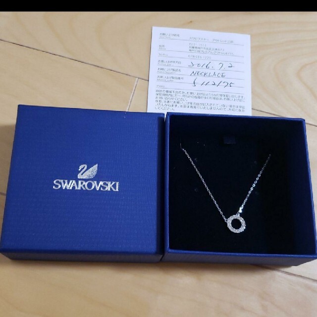 SWAROVSKI(スワロフスキー)の箱なしです。美品❤️●30 スワロフスキー　ネックレス レディースのアクセサリー(ネックレス)の商品写真