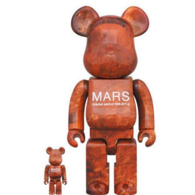 MEDICOM TOY(メディコムトイ)の即日発送可能 MARS BE@RBRICK 100％ & 400%  エンタメ/ホビーのフィギュア(その他)の商品写真