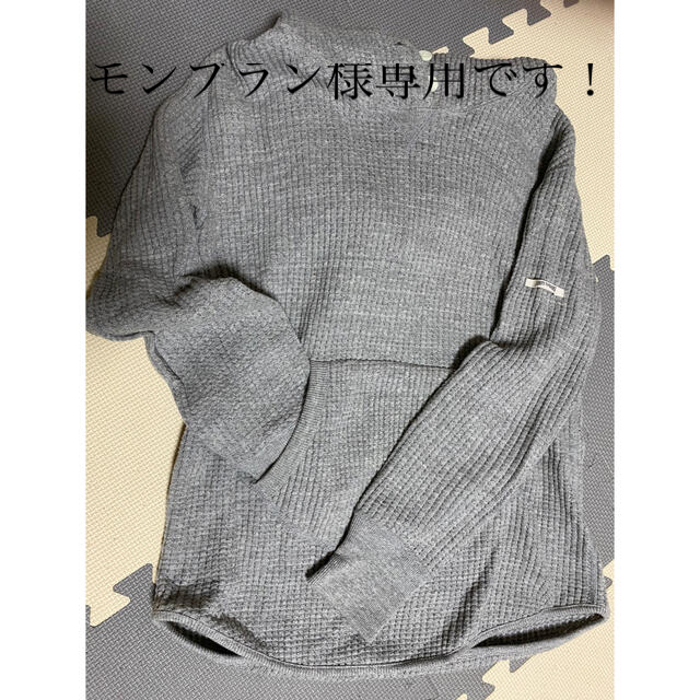 THREE DOTS TURQUOISE ワッフルパーカー グレー | フリマアプリ ラクマ