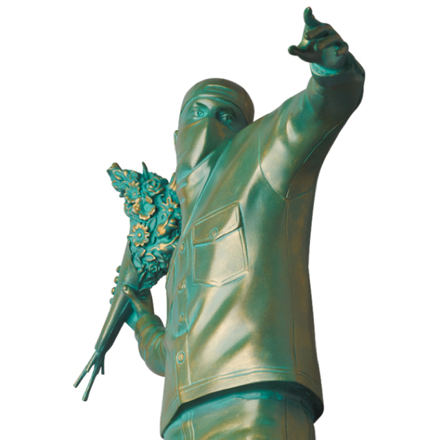 MEDICOM TOY - BRANDALISM FLOWER BOMBER bronze statueの通販 MEDICOM TOY - BRANDALISM FLOWER BOMBER bronze statueの通販