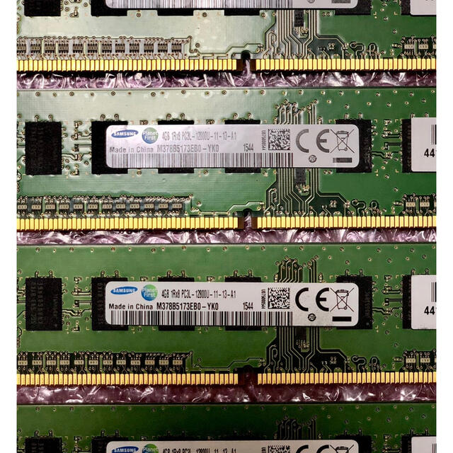 R8☆SAMSUNG PC3L-12800U 4GB ×4枚 16GB メモリー 1