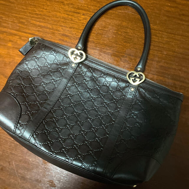 売れ筋新商品 Gucci - グッチ 本革製ハンドバッグ チョコレート