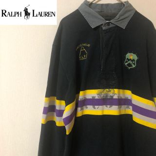 ポロラルフローレン(POLO RALPH LAUREN)の【激レア古着！】ラルフローレン 胸元ワッペン 刺繍ロゴ ラガーシャツ(シャツ)