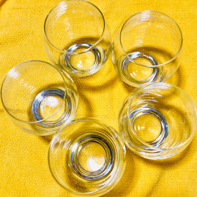 美品 お取り引き決まりました。グラス ５点セット 洋酒 デザート