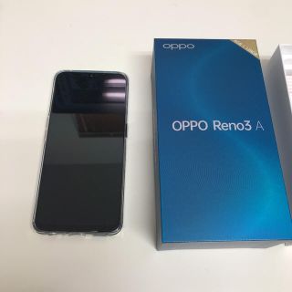 【ぷっぷく202様専用】OPPO Reno3 A ブラック　ほぼ未使用(スマートフォン本体)