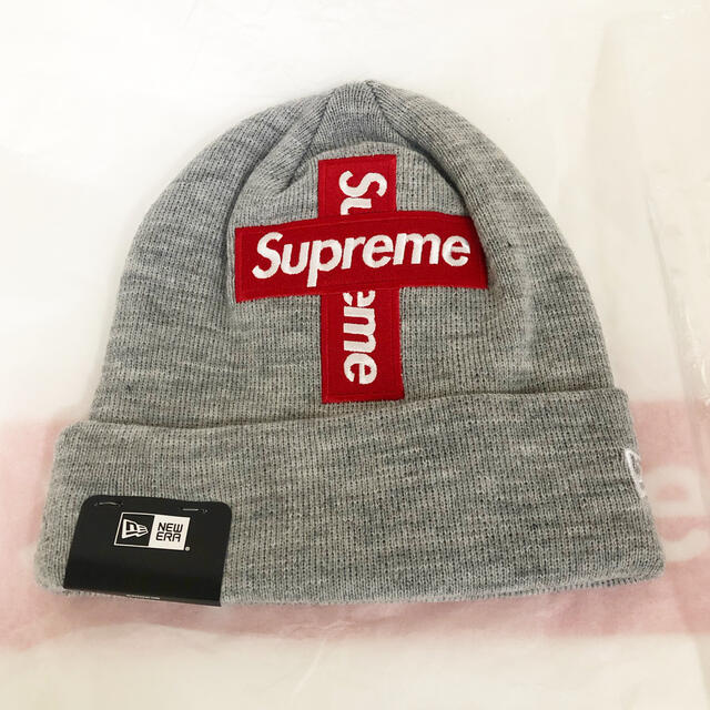 supreme new era cross box logo beanie