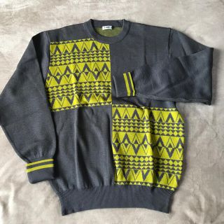 プロギア(PRGR)のPRGR DESIGN wool 100% ゴルフセーター Lサイズ(ウエア)