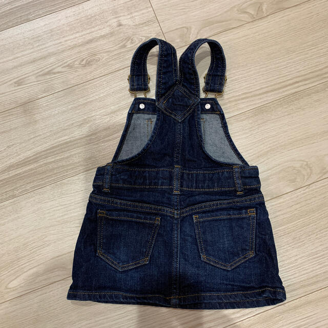 GAP Kids(ギャップキッズ)のオーバーオールスカート キッズ/ベビー/マタニティのキッズ服女の子用(90cm~)(スカート)の商品写真