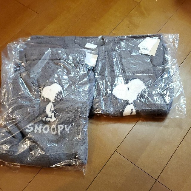 ルームウェアジェラートピケ　メンズSNOOPY上下セットルームウェア