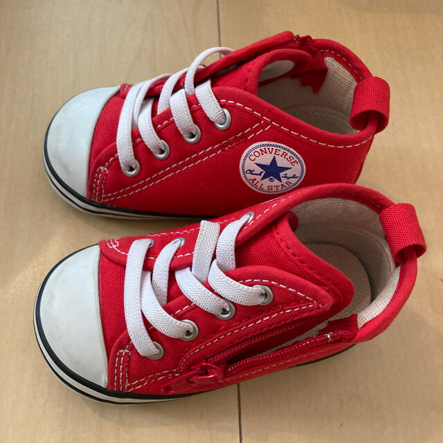 CONVERSE(コンバース)のコンバース　赤　12.5cm キッズ/ベビー/マタニティのベビー靴/シューズ(~14cm)(スニーカー)の商品写真