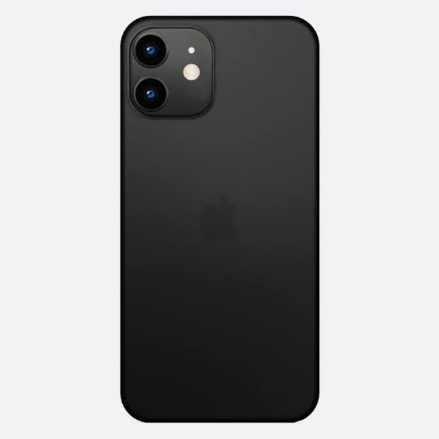 【新品】IPHONE 12 / 12 PRO フロストエア　スモークブラック スマホ/家電/カメラのスマホアクセサリー(iPhoneケース)の商品写真