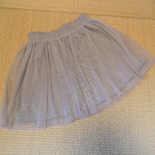 ユニクロ(UNIQLO)のUNIQLOユニクロ☆チュールスカート グレー サイズ 110(スカート)