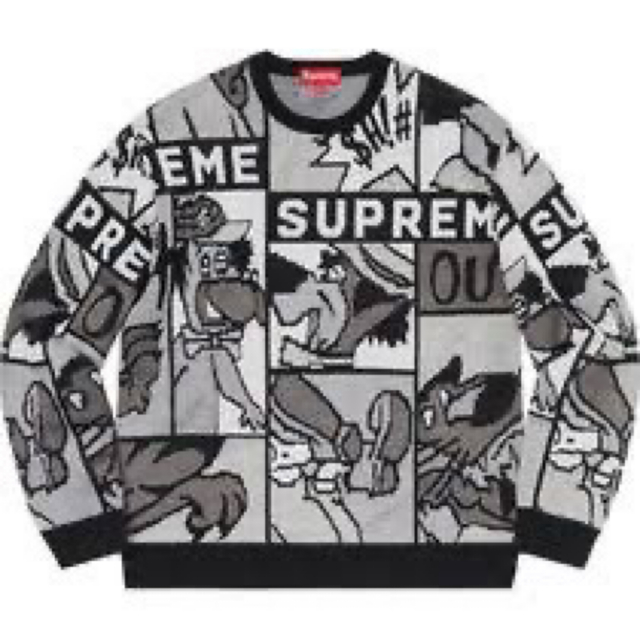 supreme cartoon sweater Mサイズ セーター 新品未使用