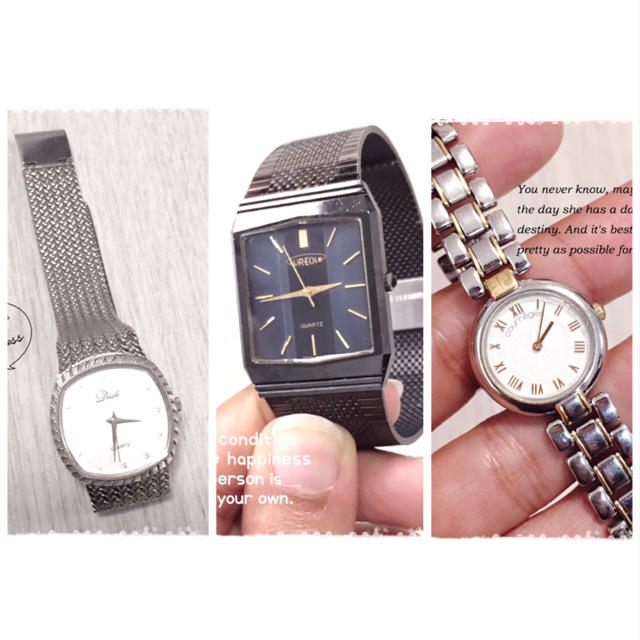 Courreges(クレージュ)の時計3点おまとめページ レディースのファッション小物(腕時計)の商品写真