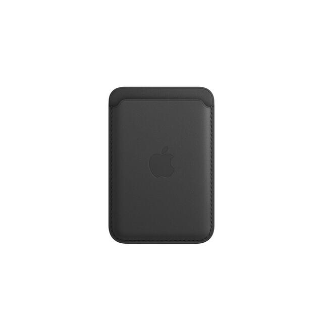 即発送 Apple Leather Wallet iPhone 12 Pro 黒