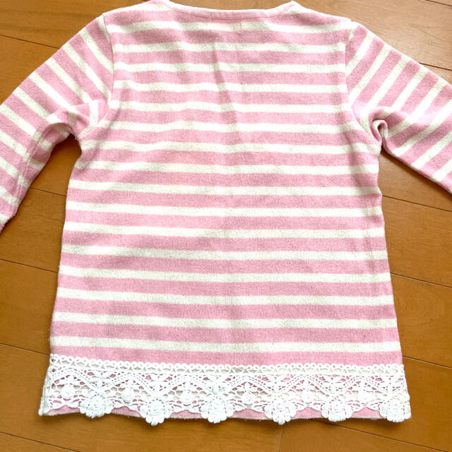 mezzo piano(メゾピアノ)のメゾピアノ ロンT 120 キッズ/ベビー/マタニティのキッズ服女の子用(90cm~)(Tシャツ/カットソー)の商品写真