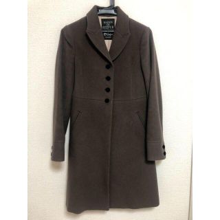 スローブイエナ(SLOBE IENA)のほぼ新品 Maison de Reefur ★ウールコート36 シルク　カシミヤ(チェスターコート)