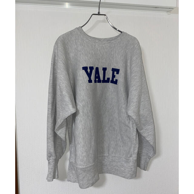 チャンピオン  スウェット　Yale リバースウィーブ　霜降りグレー　90s