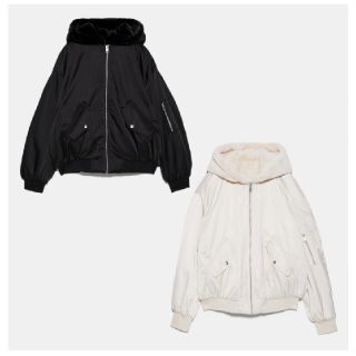 ザラ(ZARA)のZARA／リバーシブルボンバージャケット(ブルゾン)