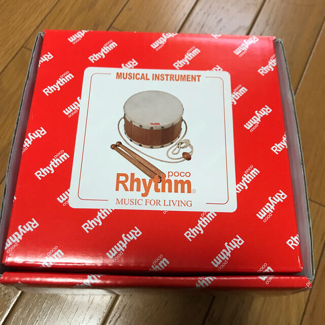 BorneLund(ボーネルンド)の木のたいこ　　Rhythmpoco ベビードラム キッズ/ベビー/マタニティのおもちゃ(楽器のおもちゃ)の商品写真