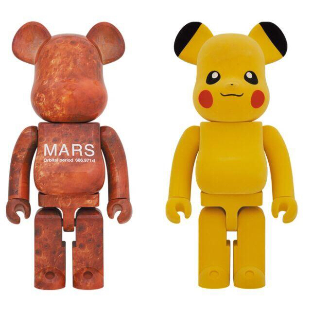 BE@RBRICK 1000％  ピカチュウ MARS ベアブリック エンタメ/ホビーのフィギュア(その他)の商品写真