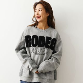 ロデオクラウンズワイドボウル(RODEO CROWNS WIDE BOWL)の新品グレー※早い者勝ちノーコメント即決しましょう❗️ご決断お急ぎください…(トレーナー/スウェット)