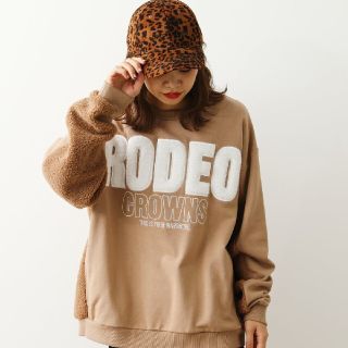 ロデオクラウンズワイドボウル(RODEO CROWNS WIDE BOWL)の新品ベージュ※早い者勝ちノーコメント即決しましょう❗️ご決断お急ぎください…(トレーナー/スウェット)