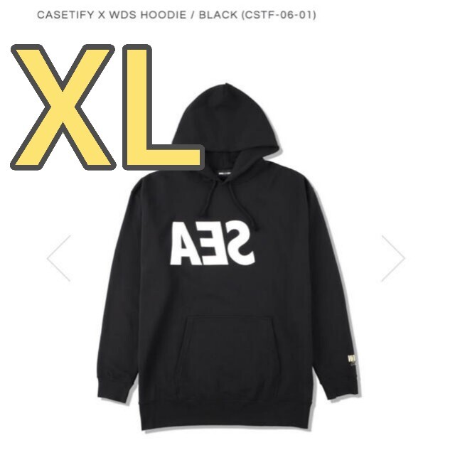 CASETIFY X WDS HOODIE﻿ / BLACK