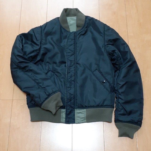 ALPHA INDUSTRIES(アルファインダストリーズ)のALPHA グリーンレーベルリラクシング コラボ MA-1 ブルゾン レディースのジャケット/アウター(ブルゾン)の商品写真