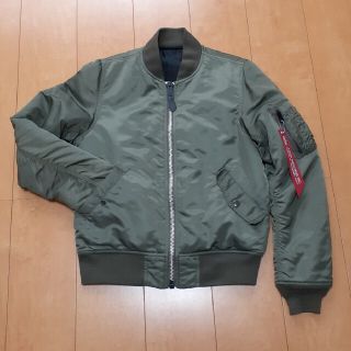 アルファインダストリーズ(ALPHA INDUSTRIES)のALPHA グリーンレーベルリラクシング コラボ MA-1 ブルゾン(ブルゾン)