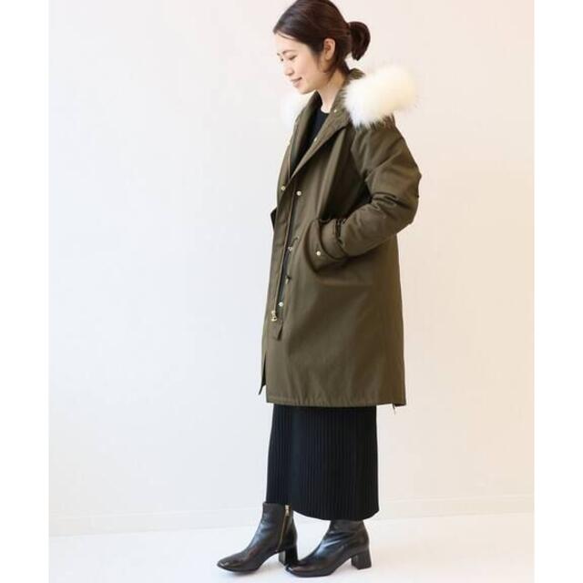 新品即決 モッズコート 国内配送】 ネイビー IENAイエナ C/Pe モッズ