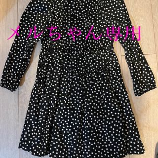 ザラキッズ(ZARA KIDS)の新品　ZARA ザラ　140 ドット柄　ワンピース(ワンピース)