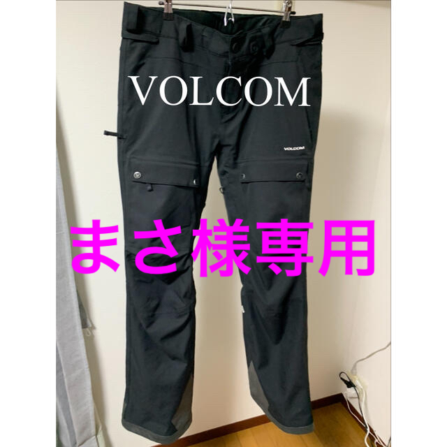 volcom - VOLCOM スノーボードウェア パンツ メンズL 黒の通販 by
