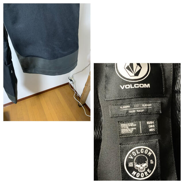 volcom(ボルコム)のVOLCOM スノーボードウェア　パンツ　メンズL 黒 スポーツ/アウトドアのスノーボード(ウエア/装備)の商品写真