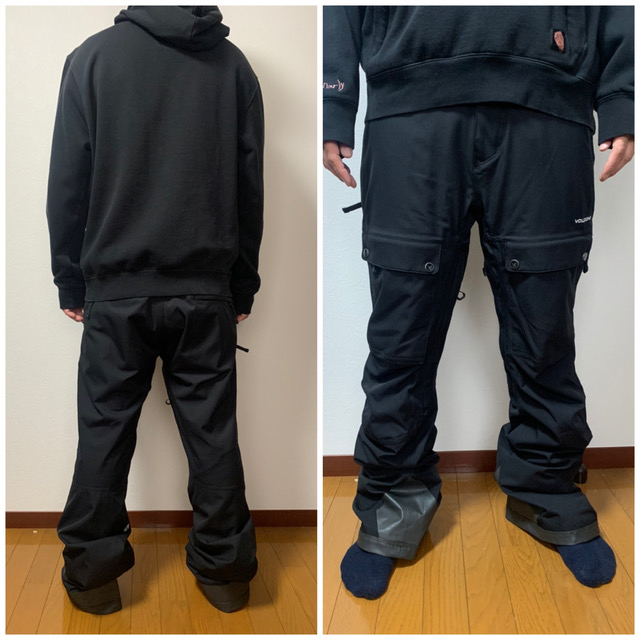 volcom(ボルコム)のVOLCOM スノーボードウェア　パンツ　メンズL 黒 スポーツ/アウトドアのスノーボード(ウエア/装備)の商品写真