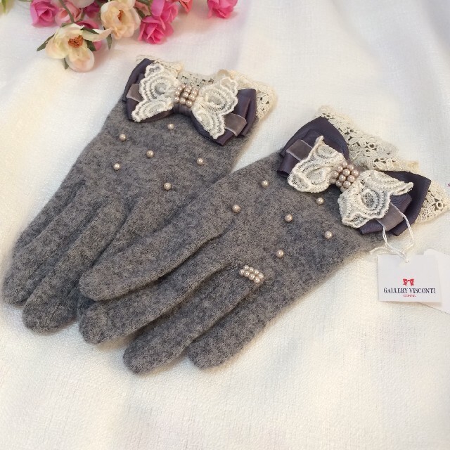 GALLERY VISCONTI(ギャラリービスコンティ)のギャラリービスコンティ　手袋　グローブ レディースのファッション小物(手袋)の商品写真