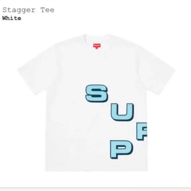 【新品】 supreme シュプリーム  staggertee Sサイズ