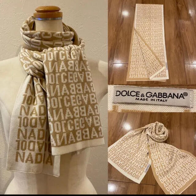 DOLCE&GABBANA ドルチェ&ガッバーナ リバーシブル マフラー