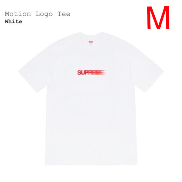 メンズMotion Logo Tee 白