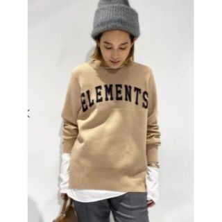 アパルトモンドゥーズィエムクラス(L'Appartement DEUXIEME CLASSE)の【新品未使用】 AP STUDIO ELEMENTS ニットプルオーバー(ニット/セーター)