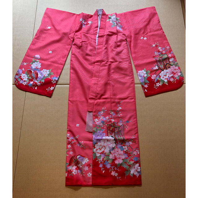 七五三　七歳　着物セット キッズ/ベビー/マタニティのキッズ服女の子用(90cm~)(和服/着物)の商品写真