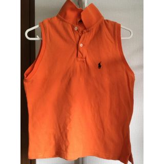 ポロラルフローレン(POLO RALPH LAUREN)のポロラルフローレン　オレンジノースリーブ(Tシャツ/カットソー)