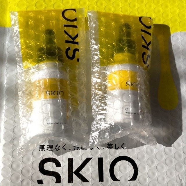 ロート製薬(ロートセイヤク)のSKIO スキオ2個セット　VCホワイトピールセラム コスメ/美容のスキンケア/基礎化粧品(美容液)の商品写真