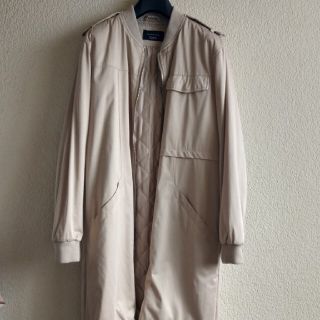 ザラ(ZARA)のZARA パデッド　ロングコート(ステンカラーコート)